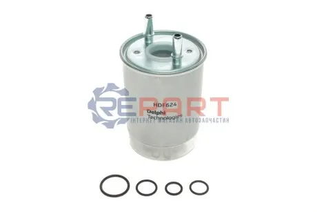 Фільтр паливний Renault Megane/Scenic 1.5-2.0DCI 08- Delphi HDF624 Купити в Україні