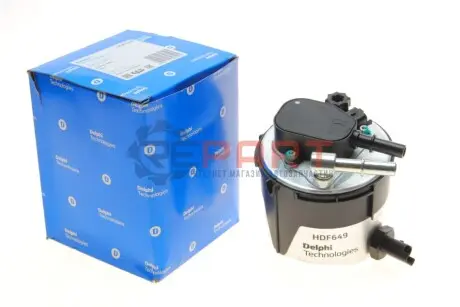 Фото Фільтр паливний Ford Fiesta/Focus 1.6TDCI 03- Delphi (HDF649) зображення 1