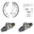 Комплект барабанного гальма (колодки, циліндр, пружинки) AUDI A2 SEAT AROSA, CORDOBA, CORDOBA VARIO, IBIZA II, IBIZA III, TOLEDO I SKODA FABIA I, FABIA I PRAKTIK, FABIA III 1.0-2.0 05.91- Delphi (KP851) зображення 1