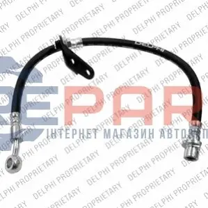 Шланг гальмівний (передній) Honda Accord 03-08 (L) (L=455mm) Delphi LH6683 Купити в Україні