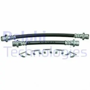 Гальмівний шланг гнучкий задн Прав (довжина 330мм, M10/M10x1) HONDA CIVIC IX 1.4-2.2D 02.12-12.16 Delphi LH7586