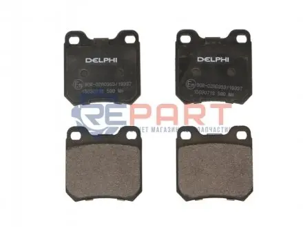 Гальмівні колодки, дискові Delphi LP0590 Купити в Україні