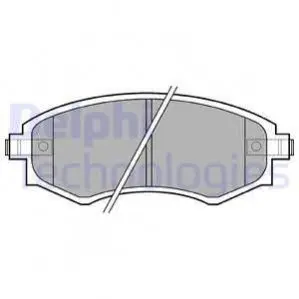 Гальмівні колодки, дискові Delphi LP0606 Купити в Україні