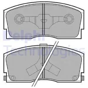 Гальмівні колодки, дискові Delphi LP0626 Купити в Україні