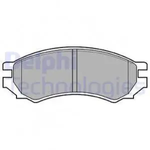 Дисковые тормозные колодки, комплект Delphi LP0670 Купити в Україні