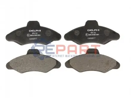 Гальмівні колодки, дискові Delphi LP0673 Купити в Україні