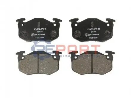 Фото Гальмівні колодки, дискові Delphi (LP0699) зображення 1
