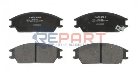 Гальмівні колодки, дискові Delphi LP0704 Купити в Україні