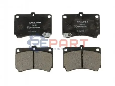 Фото Гальмівні колодки, дискові Delphi (LP0743) зображення 1