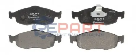 Фото Колодки гальмівні (передні) Ford Mondeo I/II 93-00/Scorpio I/II 85-98 Delphi (LP0782) зображення 1