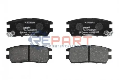 Гальмівні колодки, дискові Delphi LP0954 Купити в Україні