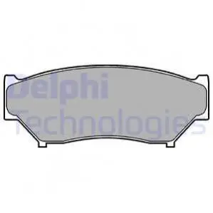 Тормозные колодки, дисковые. Delphi LP0967