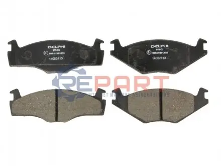 Гальмівні колодки, дискові Delphi LP0979 Купити в Україні