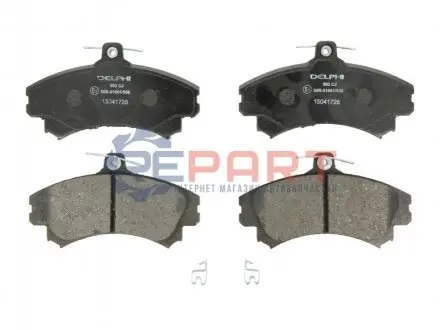 Гальмівні колодки, дискові Delphi LP0993 Купити в Україні