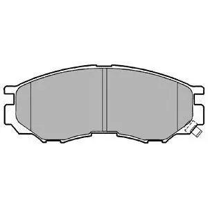 Колодки гальмівні (передні) Mitsubishi L200/L400 90-07 (Akebono) Delphi LP1010 Купити в Україні