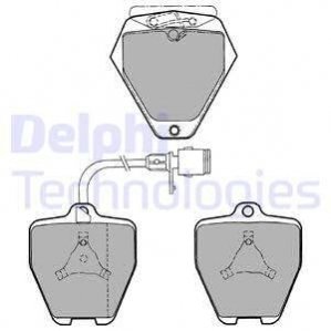 Гальмівні колодки, дискові - (4D0698151E, 4DO698151E, 8DO698151B) Delphi LP1024 (фото 1)