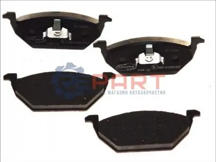 Фото Тормозные колодки, дисковые. Delphi (LP1104) изображение 1