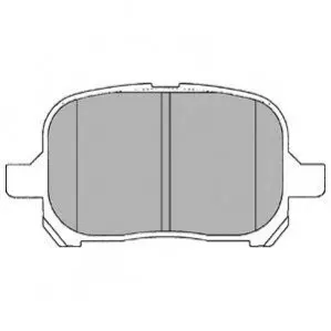 Фото Колодки гальмівні (передні) Toyota Camry/Lexus ES 96-06 (Akebono) Delphi (LP1144) зображення 1