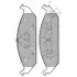 Фото Комплект гальмівних колодок задн/передн, CHRYSLER CIRRUS, SEBRING, STRATUS DODGE AVENGER, STRATUS 2.0/2.4/2.5 05.94-04.01 Delphi (LP1161) зображення 1
