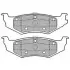 Фото Комплект гальмівних колодок задн, CHRYSLER 300M, CIRRUS, CONCORDE, LE BARON, LHS, NEON, NEON II, PT CRUISER, SARATOGA, SEBRING, STRATUS, VISION, VOYAGER III DODGE AVENGER 1.6-3.8 09.86 Delphi (LP1162) зображення 1