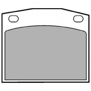Тормозные колодки, дисковый тормоз.) Delphi LP118 (фото 1)
