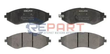 Колодки гальмівні (передні) Chevrolet Epica 05-/Daewoo Nubira/Leganza 97-/Rezzo 00- Delphi LP1304 Купити в Україні