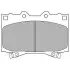 Фото Комплект гальмівних колодок передн, LEXUS LX TOYOTA LAND CRUISER, LAND CRUISER 100, SEQUOIA, TUNDRA 3.4/4.2D/4.7 01.90 Delphi (LP1308) зображення 1