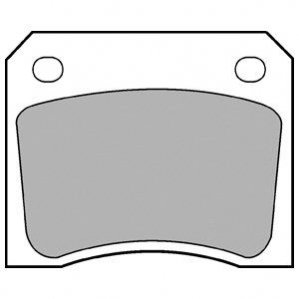 Тормозные колодки, дисковый тормоз.) Delphi LP133 (фото 1)