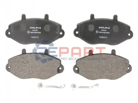 Фото 1 — Тормозные колодки, дисковые. Delphi (LP1418) Фото Тормозные колодки, дисковые. Delphi (LP1418) изображение 1