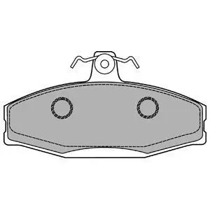 Фото Тормозные колодки, дисковый тормоз.) Delphi (LP1429) изображение 1