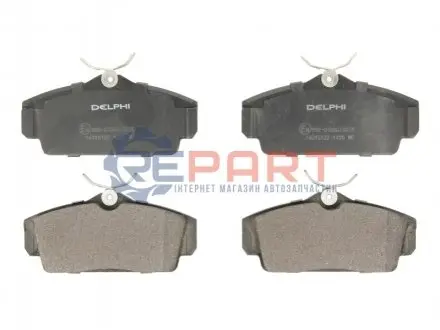 Фото Колодки гальмівні (передні) Nissan Almera 00-06/Primera 96-02 Delphi (LP1435) зображення 1