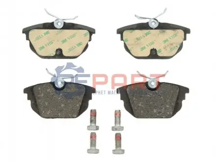 Фото 1 — Комплект гальмівних колодок, дискове гальмо Delphi (LP1472) Фото Комплект гальмівних колодок, дискове гальмо Delphi (LP1472) зображення 1