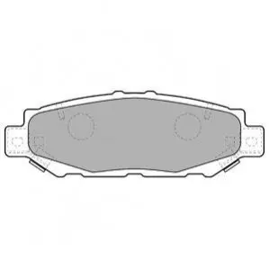 Комплект тормозных колодок задн, LEXUS GS, SC TOYOTA CELICA, CHASER, CRESTA V, CROWN, MARK II VIII, SUPRA 0.4-4.0 04.91- Delphi LP1508