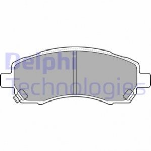 Тормозные колодки - (26296AC010, 26296AC011, 26296AC020) Delphi LP1545 (фото 1)
