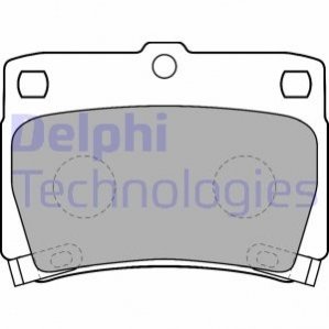 Гальмівні колодки, дискові - (MZ690027, 4605A783, 46O5A783) Delphi LP1546 (фото 1)