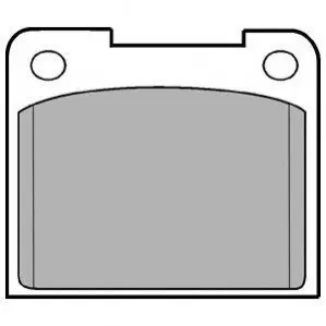 Тормозные колодки Delphi LP15