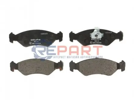 Фото Комплект гальмівних колодок, дискове гальмо Delphi (LP1603) зображення 1