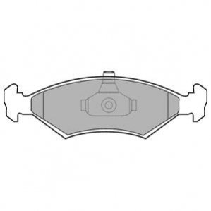 Гальмівні(тормозні) колодки Delphi LP1604