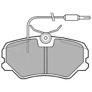 Тормозные колодки Delphi LP1606