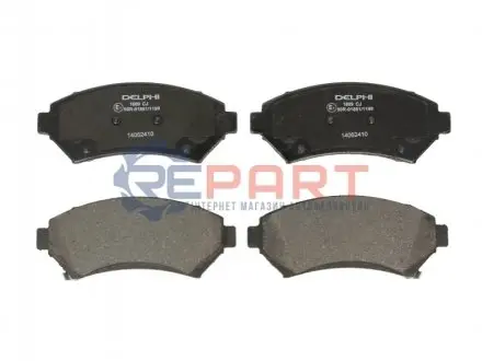 Комплект гальмівних колодок, дискове гальмо Delphi LP1609 Купити в Україні