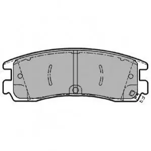 Тормозные колодки Delphi LP1612