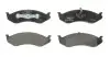 Фото Комплект гальмівних колодок передн, JEEP CHEROKEE, COMANCHE, GRAND CHEROKEE I, WRANGLER I, WRANGLER II, WRANGLER III KIA CARNIVAL I 2.1D-5.9 10.84 Delphi (LP1615) зображення 1