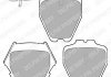 Гальмівні(тормозні) колодки - Delphi LP1633 (4D0698151K, 4D0698151L, 4D0698151M)