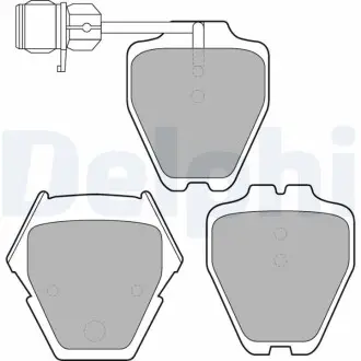 Тормозные колодки Delphi LP1633