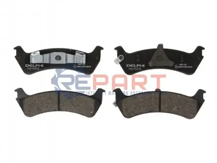Колодки гальмівні (задні) Jeep Cherokee 84-01 (Kelsey-Hayes) Delphi LP1635 Купити в Україні