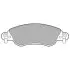 Комплект гальмівних колодок, дискове гальмо LP1656