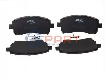 Фото 1 — Тормозные колодки, дисковые. Delphi (LP1663) Фото Тормозные колодки, дисковые. Delphi (LP1663) изображение 1