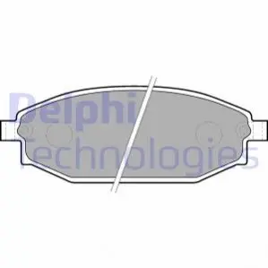 Тормозные колодки, дисковые. Delphi LP1665 Купить в Украине