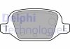 Гальмівні колодки, дискові - Delphi LP1678 (71752988, 71772212, 77363445)