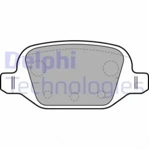 Фото Комплект гальмівних колодок, дискове гальмо Delphi (LP1678) зображення 1